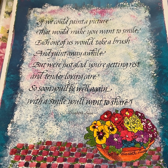 ❤️ Lot of 15 Poem Cards By Elizabeth Lucas Designs - Picture 2 of 9